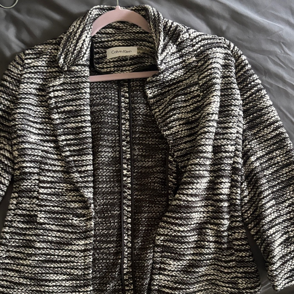 Calvin Klein Monochrome Textured Jacket